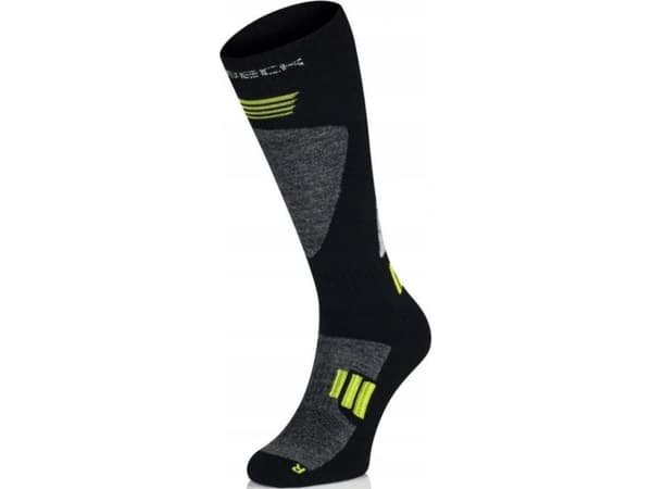 Brubeck BSK001/M Herr Ski Force strumpor svart/grön M/39-41