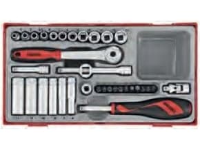 Teng Tools Socket Wrench Set 1/4 "35pcs (03490109)
