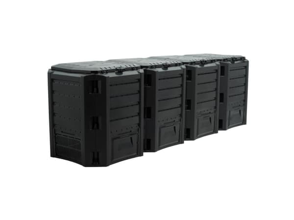 Prosperplast modulaarinen kompostori 1600L musta (IKSM1600C)