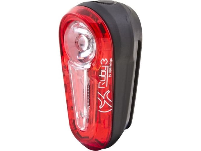 SPANNINGA Rear light RUBY 3 XB + batteries (SNG-999102)