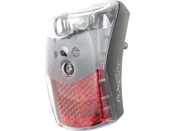 SPANNINGA Lampka tylna PIXEO XB + beskytter czarna (SNG-135558)