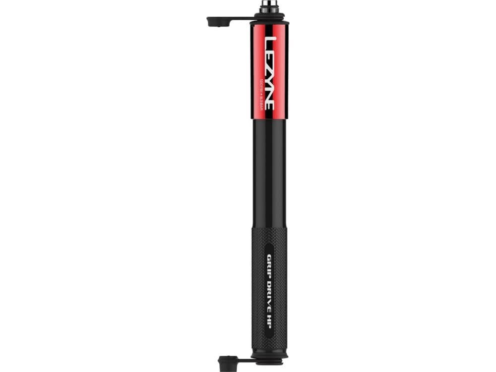 Lezyne Hand Pump LEZYNE GRIP DRIVE HP M ABS FLEX PRESTA/SCHREDER 120psi long long 230mm red (NEW)