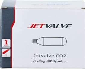 Weldtite Gasspatron WELDTITE JETVALVE CO2 25g boks med 20 stykker (NY)