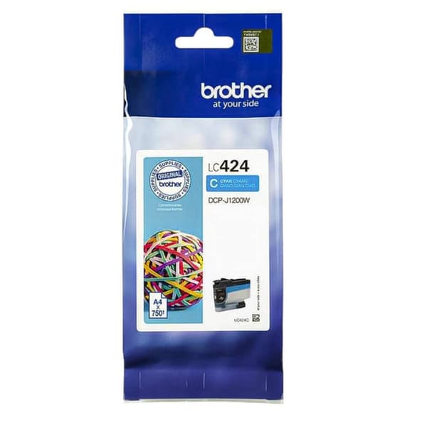 Brother Bläck LC-424C Original Cyan LC424C