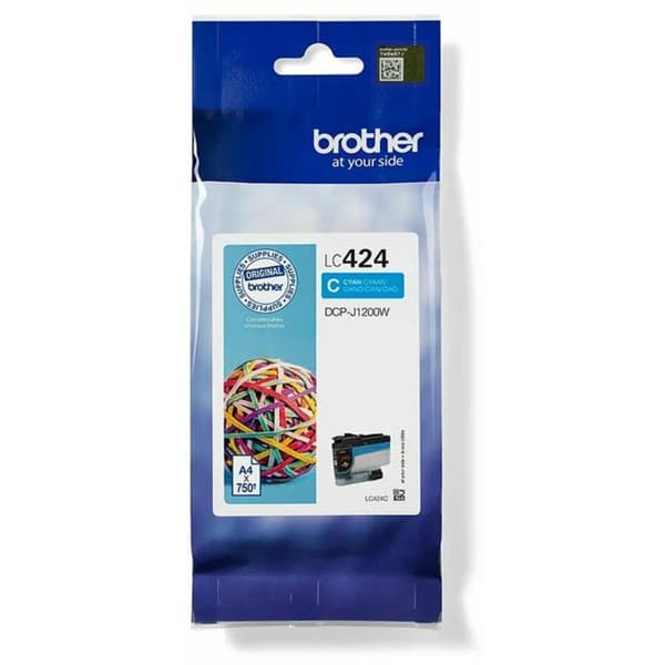 Brother Bläck LC-424C Original Cyan LC424C