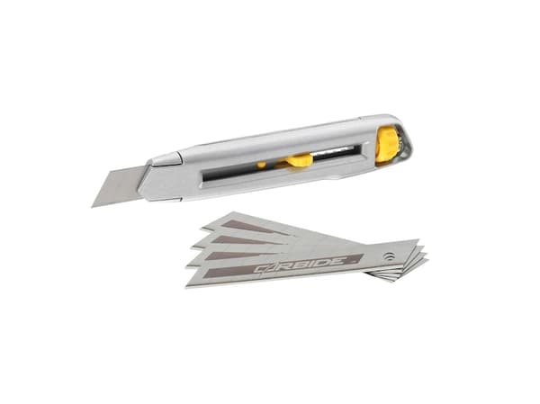 Stanley Knife with breaking blad 18mm Interlock 5 blader (7-10-018)