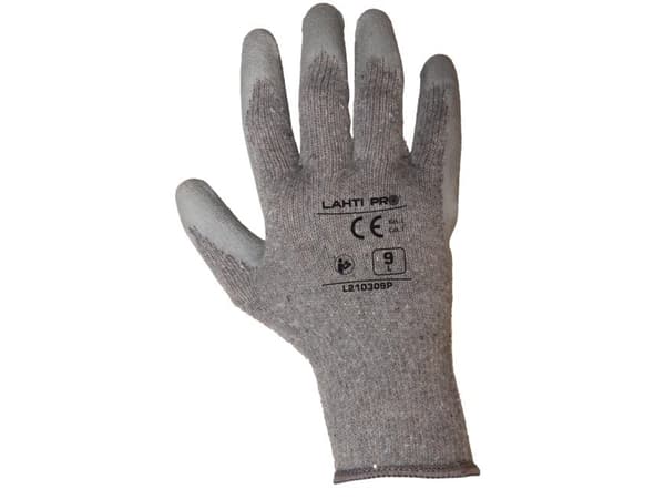 Lahti Pro Latex-belagte arbeidshansker 12 par størrelse 8 (L210308W)