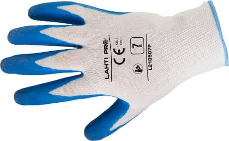 Lahti Pro L210508W Vernehansker, belagt polyester, 8, 12 par, CE, [LPRP2508]