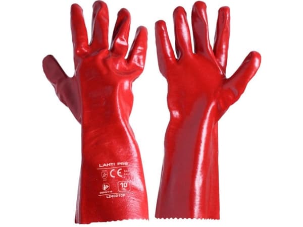 Lahti Pro Long PVC beskyttelseshansker størrelse 10 (L240210W)