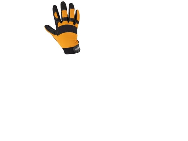 Lahti Pro L280509K Työpajahanskat mustat ja oranssit, kortti, "9", CE