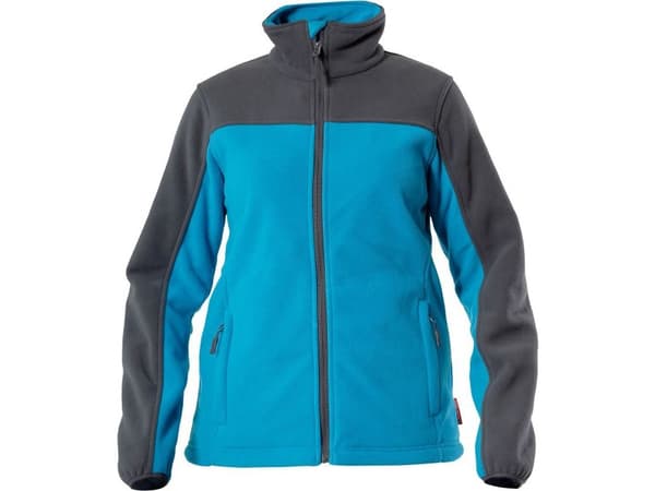Lahti Pro fleecegenser for kvinner turkis-grå størrelse XXXL (L4010306)