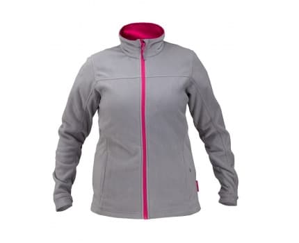 Lahti Pro Women's fleece sweatshirt L gray-pink L4010603