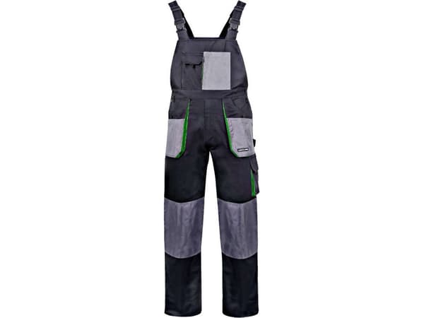 Lahti Pro Cotton arbeidsdress, svart og grønn, størrelse M (L4060650)