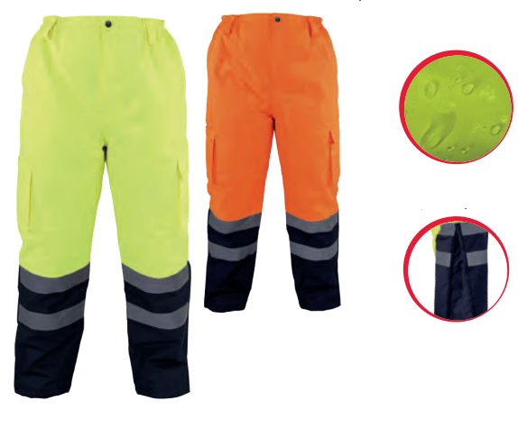 Lahti Pro Warning vinterbukse, størrelse XXL, oransje (L4100105)