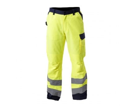 Lahti Pro Premium Premium vyötärö varoitushousut keltainen XXL (L4100605)