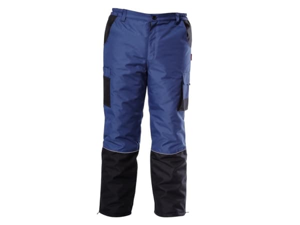 Lahti Pro Winter vyötärönmyötäiset eristetyt työhousut sininen XXXL (L4100706)