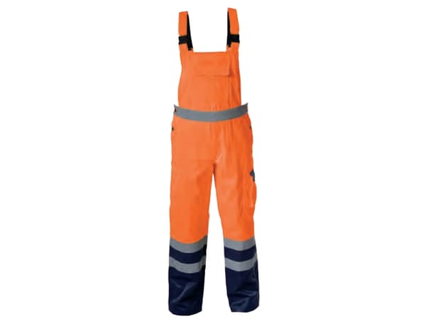 Lahti Pro kesävaroitushousut koko L oranssi (L4110403)