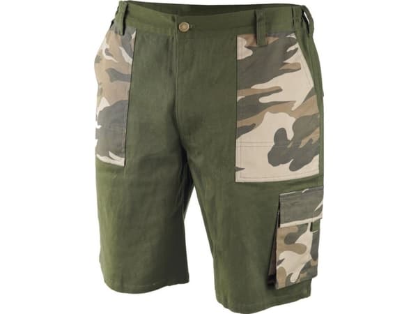 DEDRA Camo shorts, size LD, cotton + elastane, 240g/m2