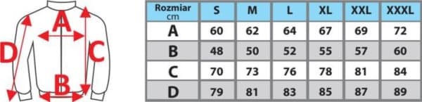 Dedra isolerad vinterjacka "bomber", storlek L (BH70K1-L)