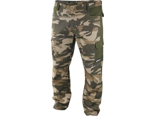 DEDRA Camo pants, size S, cotton + elastane, 240g/m2