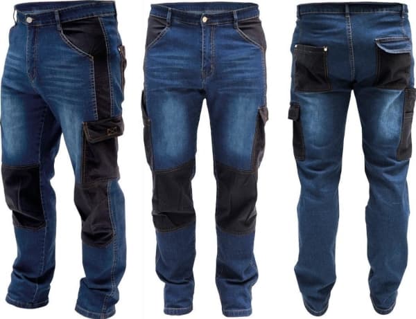 DEDRA Jeans trousers size XL, denim 280g/m2