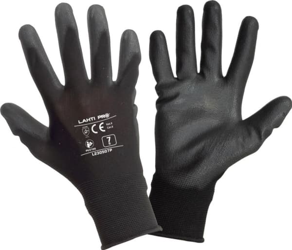 Lahti Pro Protective polyuretanhansker sort 10" 12 par (L230510P)
