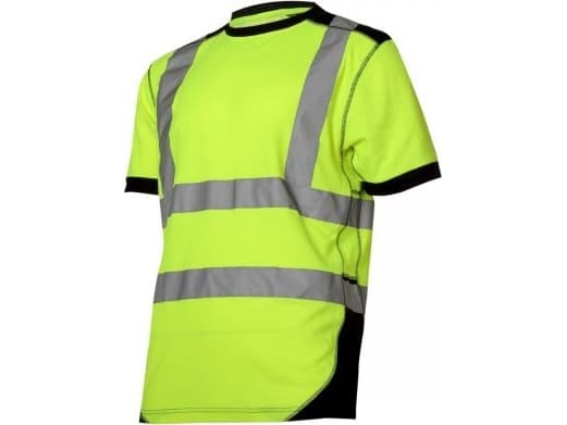 Lahti Pro Warning T-skjorte, gul og svart 3XL (L4022506)