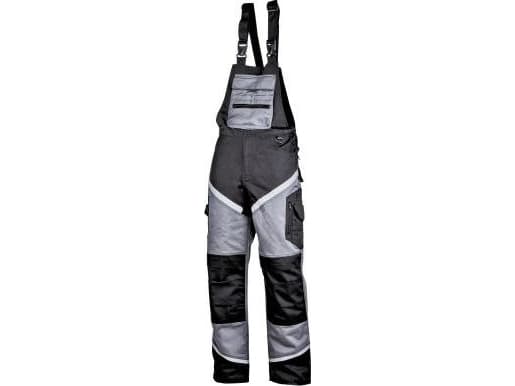 Lahti Pro BIB-housut MUSTA JA HARMAA, HÄVITYSRAIDAT, &quot;3XL&quot;, CE, LAHTI