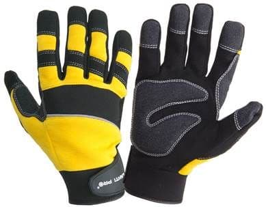 Lahti Pro Workshop gloves, black and yellow, size 11 - L280811K