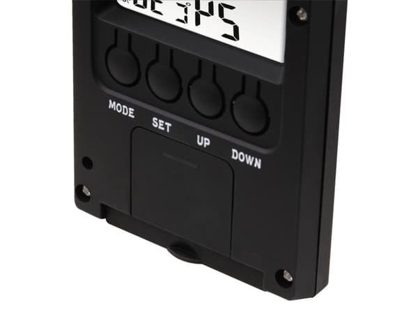 Hama TH-140, Musta, Kosteusmittari sisäkäyttöön, Lämpömittari sisäkäyttöön, 20 - 90%, 0 - 50 °C, F,°C, Akku