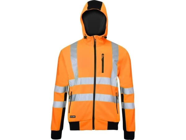 Lahti Pro warning huppari oranssi ja musta, "S" (L4012501)
