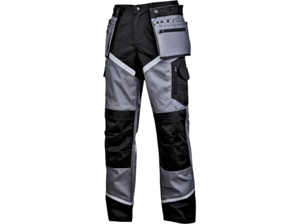 Lahti Pro PANTSIT MUSTA JA HARMAA, HÄVITYSRAIDAT, &quot;2XL&quot;, CE, LAHTI