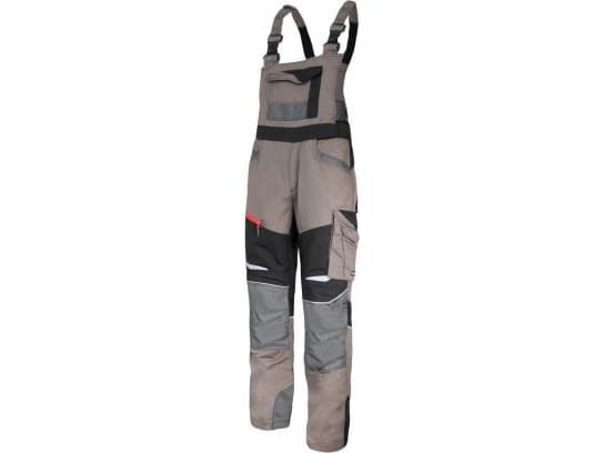Lahti Pro Khaki-sort Dungarees med XL Stretch-innlegg (L4060904)