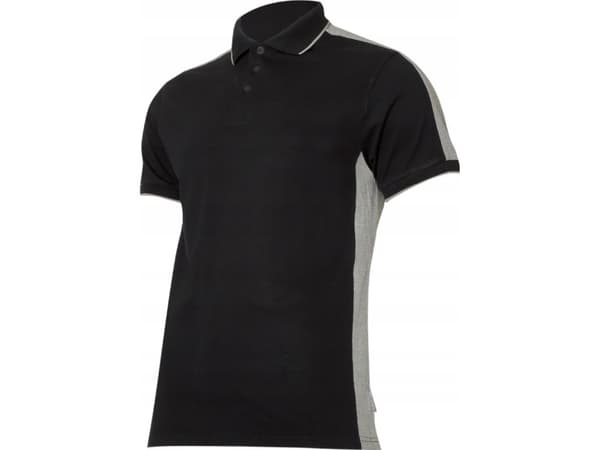 Lahti Pro herrpolo 190g/m2 svartgrå r. S