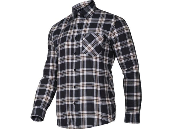 Lahti Pro flanellipaita tumma beige, 120G / M2, "3XL" (LPKF23XL)