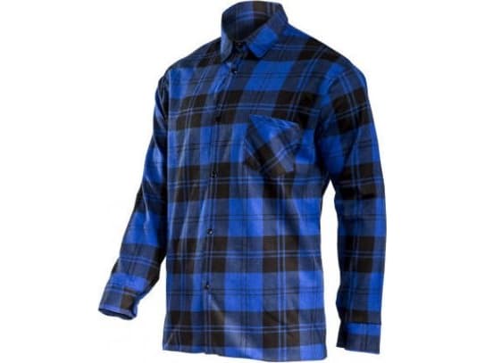 Lahti Pro FLANNEL SHIRT, NAVY, 170G/M2, &quot;S&quot;, CE, LAHTI