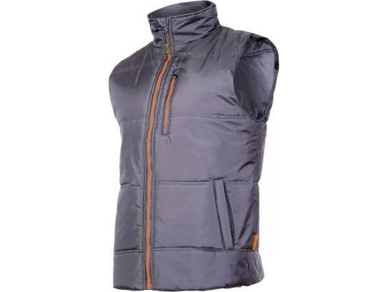 Lahti Pro isolert ermeløs jakke grå og oransje, 2xl (L4130905)