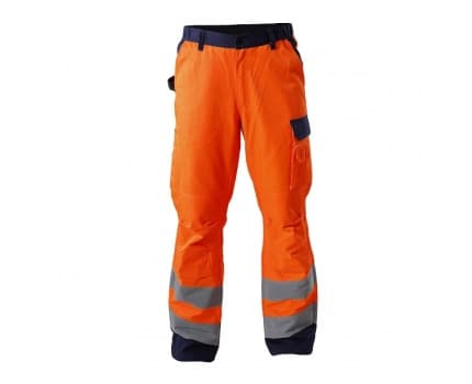 Lahti Pro Premium vyötärö varoitushousut oranssi L (L4100503)