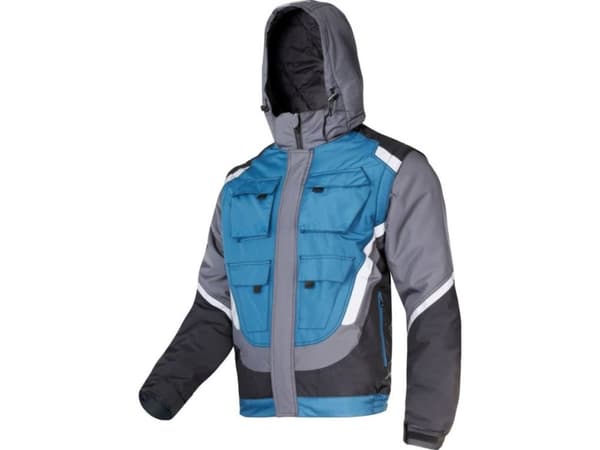 Lahti Pro PADDED JACKET BLACK-GRAY-TURK. WITH REFLECTION, "2XL", CE, LAHTI