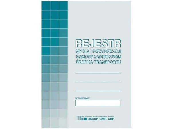 Michalczyk & Prokop CLEANING AND DEPOSIT REGISTER PRINT H91-3
