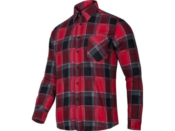 Lahti Pro punainen flanellipaita, 120G/M2, "3XL" (LPKF13XL)