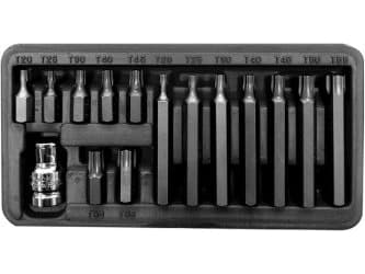 Pro-Line bits 3/8'' Torx T20-T55 15 deler (10741)