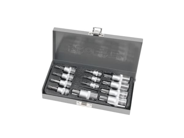 Proline Pro-Line Pro-Line Torx hylsor med hylsor 1/4&quot;3/8&quot; 1/2&quot; T8-T60 12 st (18712)