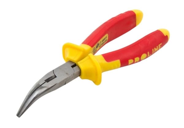 Proline Elektroteknisk tång, halvrund, böjd 160mm 28516