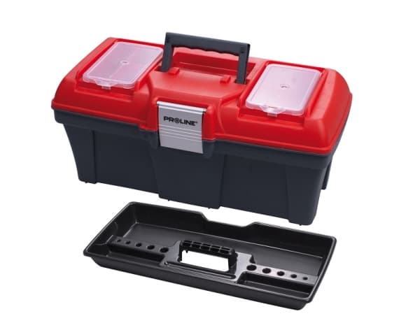 Proline Tool box 16 "398x200x186mm aluminum catch (35716)