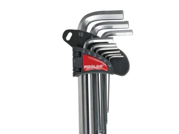 Pro-Line sexkantsnycklar typ L 1,5-10mm med kulände 9st (48329)
