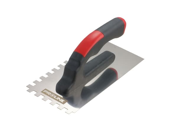 Proline rustfritt stål sparkel 8x8 plasthåndtak (61523)