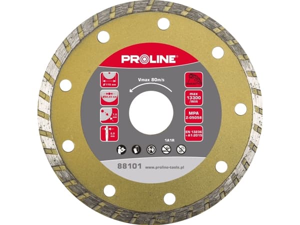 Proline Turbo diamantskive (konstruksjonsmateriale) 180 * 2,7 * 7,5 * 22,23 proline