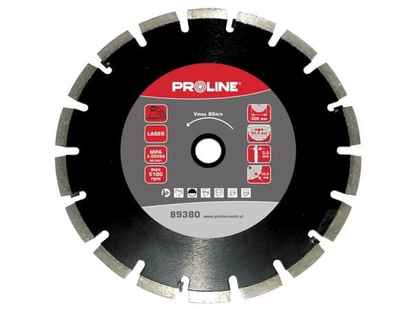 Proline diamantblad 350x25,4mm LASER - 89385