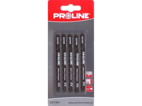Proline pistosahanterät 5kpl 100mm 6TPI tyyppi T - 93104
